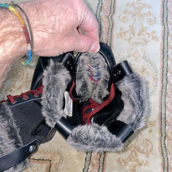 Pajar Canada Garland Warm Waterproof Women’s Sz 7-7.5/EU 38 Faux Fur Winter Boot - Picture 5 of 10